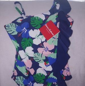 Hanna Anderson Girls One Piece Bathing Suit (New w